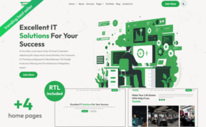 Techida - Business Services Company & IT Solutions Multipurpose Responsive Website Template