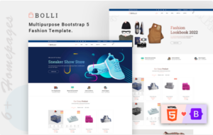Bolli - Multipurpose Fashion Bootsrap 5 Website Template