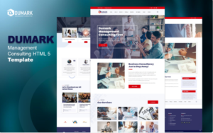 Dumark - Management and consulting company HTML5 Template Website Template