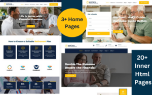 weCare - Retirement Planning HTML5 Template Website Template