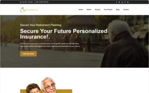 Retirement Planning HTML5 Template Website Template