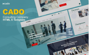 Cado - Management and consulting company HTML5 Template Website Template