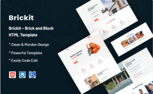 Brickit – Brick and Block Website Template