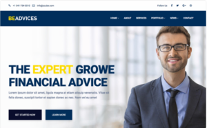 Beadvices | Consulting HTML And Sass Website Template
