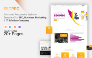 SPRO - SEO Services HTML Website Template