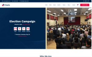 Polytia – Political Party HTML5 Template Website Template