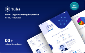Tuba - Cryptocurrency Responsive Website Template