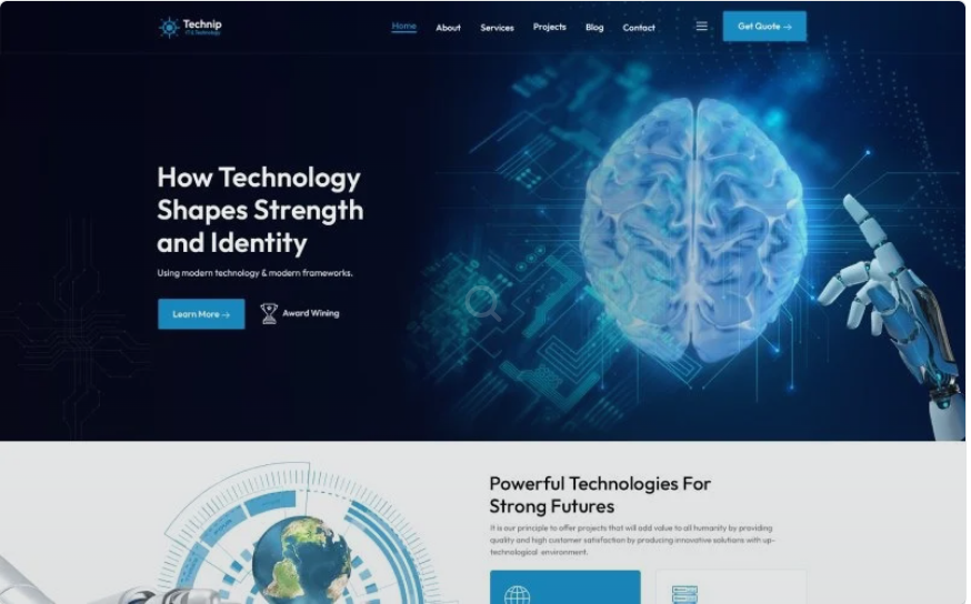 Technip – Technology & IT Solution HTML5 Template Website Template