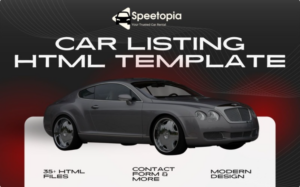 Speetopia - Car Rental and Listing HTML5 Template Website Template