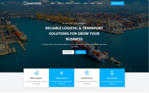 Shipping - Logistics And Transportation HTML5 Website Template