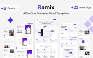 Ramix - Multipurpose Business Responsive Website Template