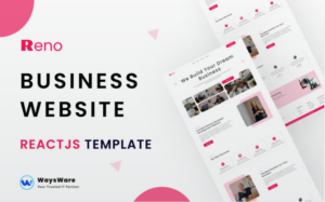 Reno - ReactJS Business Website Template