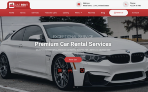 Rento - Car Rental Multipurpose Responsive Website Template