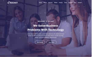 Rocket - IT Solution & Business Services Powerful HTML5 Landing Page Template Website Template