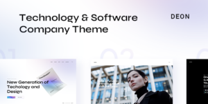 Deon - Technology and Software Company Theme 1.3