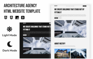 Nestify - Architecture Agency - Real Estate Website Template
