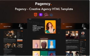 Pagency - Creative Agency HTML Template Website Template