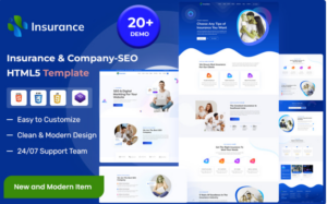 Insurance – Insurance & SEO Agency HTML5 Template Website Template