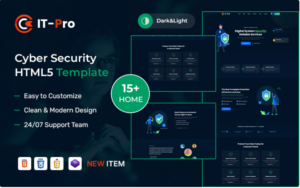 ITPRO – Cyber Security HTML5 Website Template