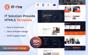 ITPRO – IT Solution and Provide HTML5 Website Website Template