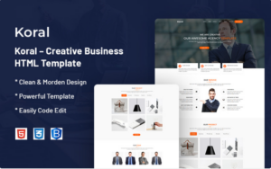Koral – Creative Business Website Template