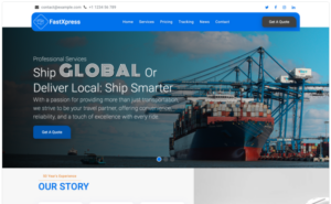 FastXpress - Logistics And Transportation Website Template