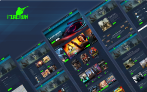 FireFun HTML Gaming Website Templates