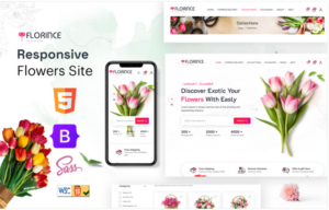 Florin - Online Flower Gift Shop HTML5 Website Template