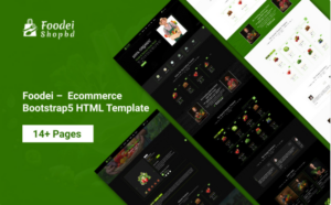 Foodei – Ecommerce HTML5 Template Website Template
