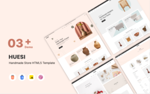 Huesi - Handmade Store HTML5 Template Website Template