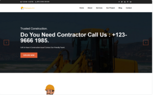 Washington Dc Construction Building Business HTML Template Website Template