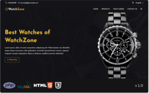 WatchZone - Your Premier Online Retail Platform Website Template