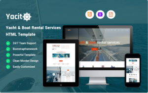 Yacit - Yacht And Boat Rental Services Website Template