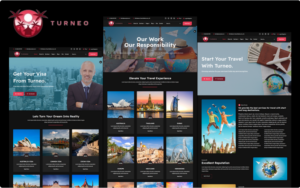 Turneo - Travel, Tour, Visa, Hotel, Flight, Car, Cruise Company and Agency HTML Website Template