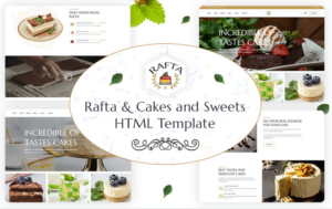 Rafta – Cakes and Sweets Website Template