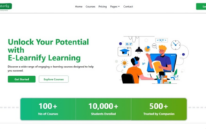 Mentorly | React JS E-Learning Platform Template For Your Need | Education | Courses Learning Website Template