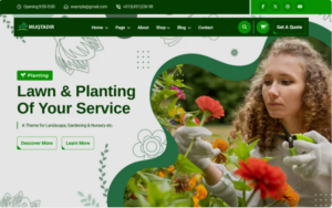Muqtadir - Gardening & Landscapeing HTML5 Website Template