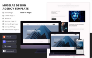 MuseLab – Creative Digital Agency HTML Website Template