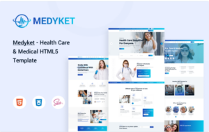 Medyket - Health & Medical Care HTML5 Template Website Template