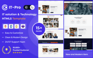 ITPRO – IT-Solution and Technology HTML5 Website Template