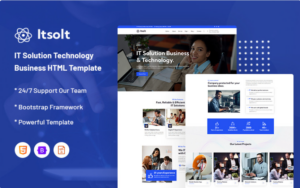Itsolt - IT Solution & Technology Business Website Template