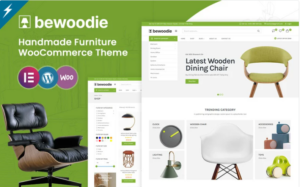 Bewoodie - Furniture, Decor and Handicrafts Store WooCommerce Elementor Theme WooCommerce Theme