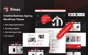 Elmas - Creative Business Agency WordPress Theme