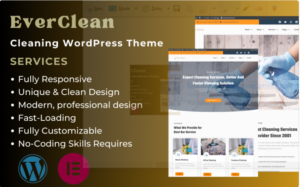 EverClean - Cleaning Services Company WordPress Theme