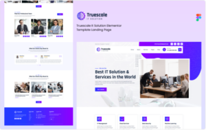 Truescale - IT Solution Services Elementor Landing Page Elementor Kit