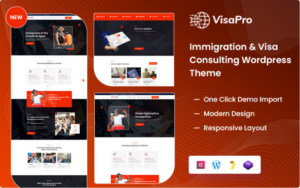 Visa & Immigration Service WordPress Theme