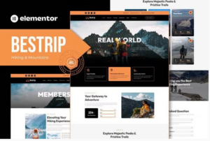 Bestrip - Hiking & Mountain Elementor Template Kit