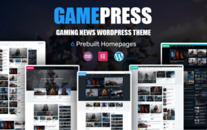 GamePress - Gaming News WordPress Theme 1.9
