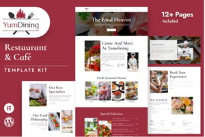 Yumdining - Restaurant & Café Elementor Template Kit