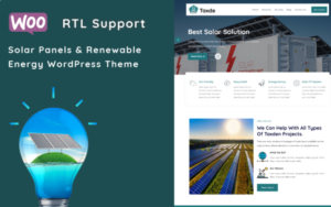 Taxde - Solar Panels & Renewable Energy WordPress Theme